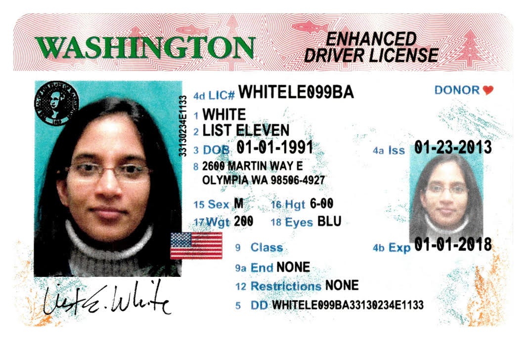new washington driver license
